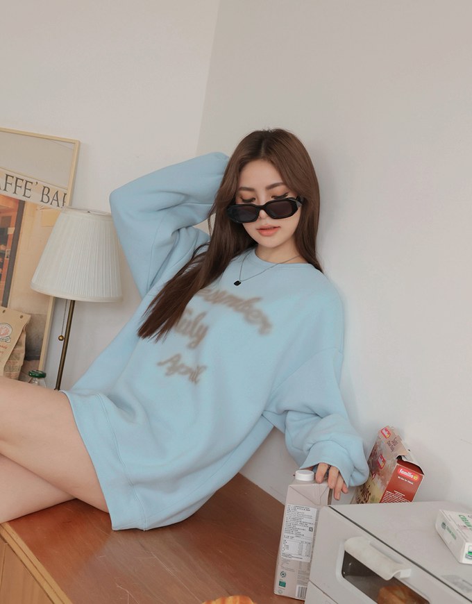 Western Spray Style Fleece Long T-Shirt