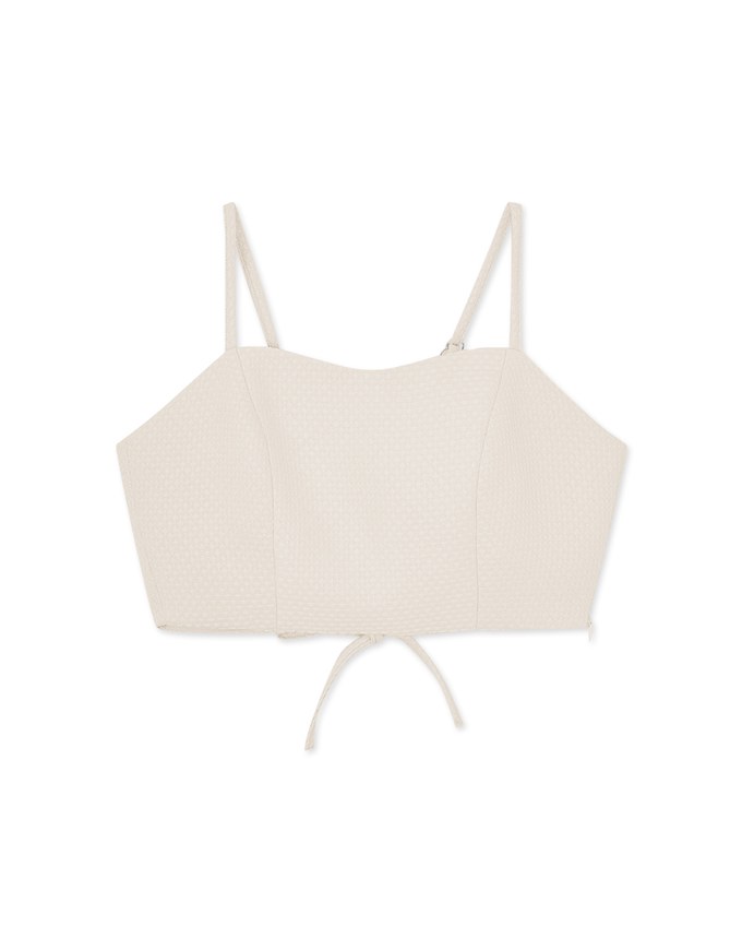 Back-tie Strap Cami Top