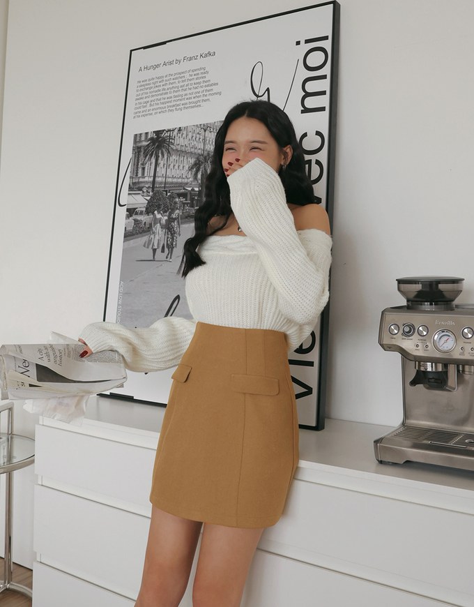 Wizardly Waistline Suit Skirt