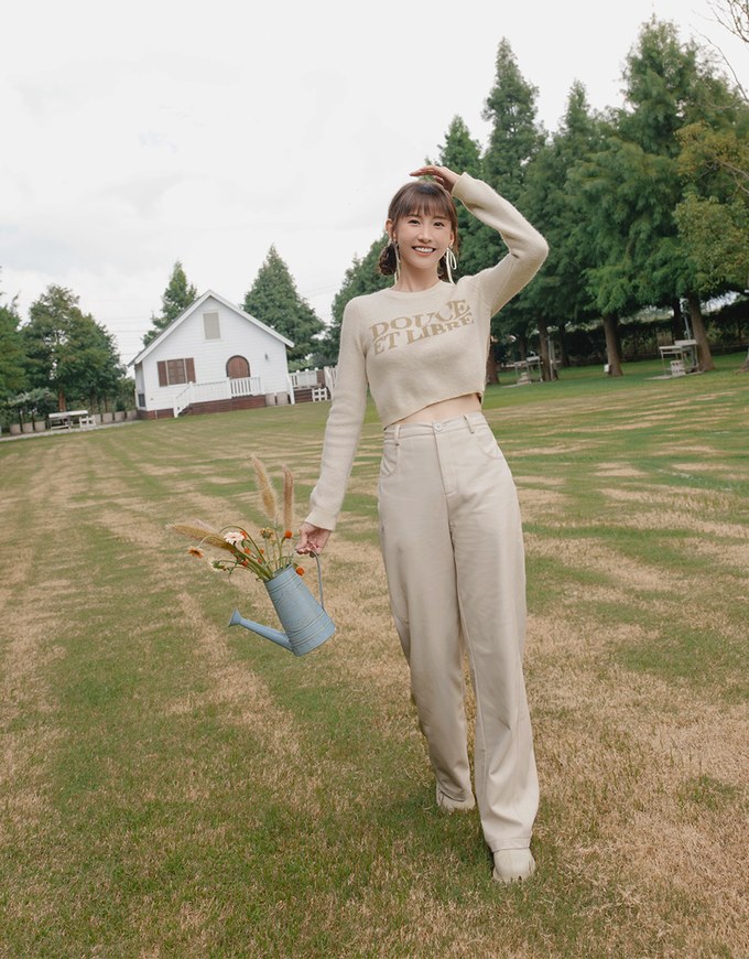 【MEIGO's Design】Fashionable Matte Faux Leather Wide Pants