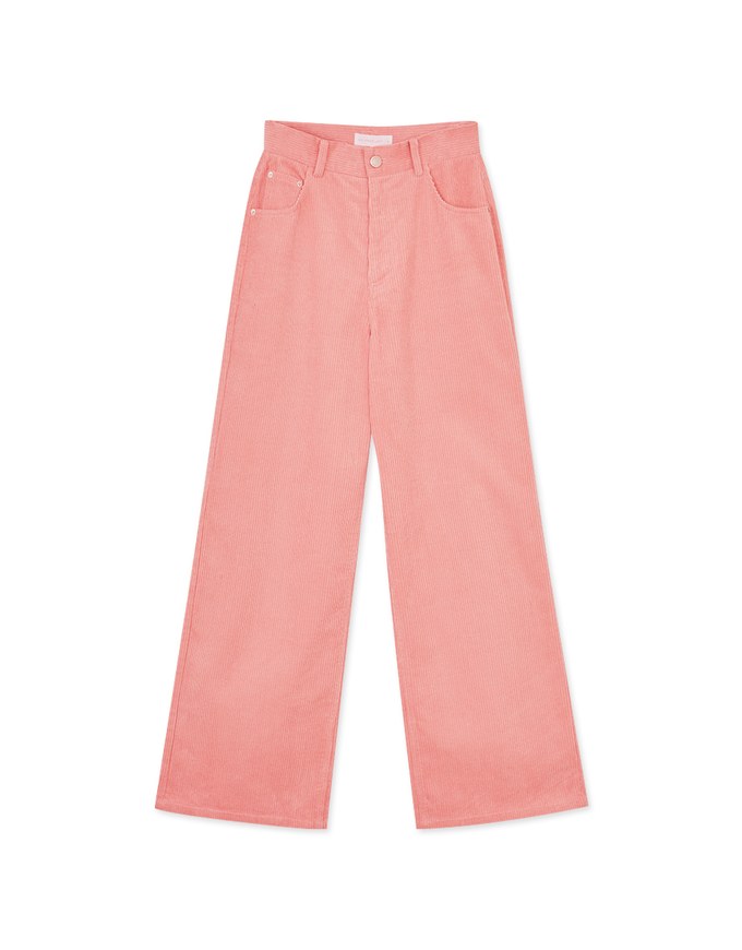 Soft Corduroy Wide Pants