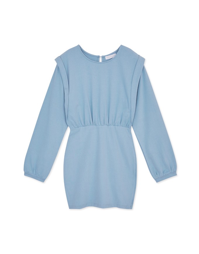 Casual Chic Round Neck Loose Mini Dress