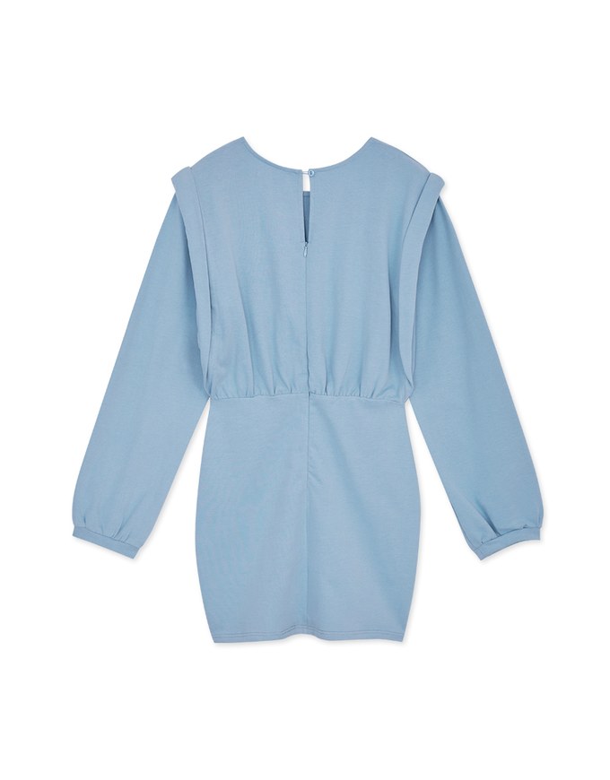 Casual Chic Round Neck Loose Mini Dress