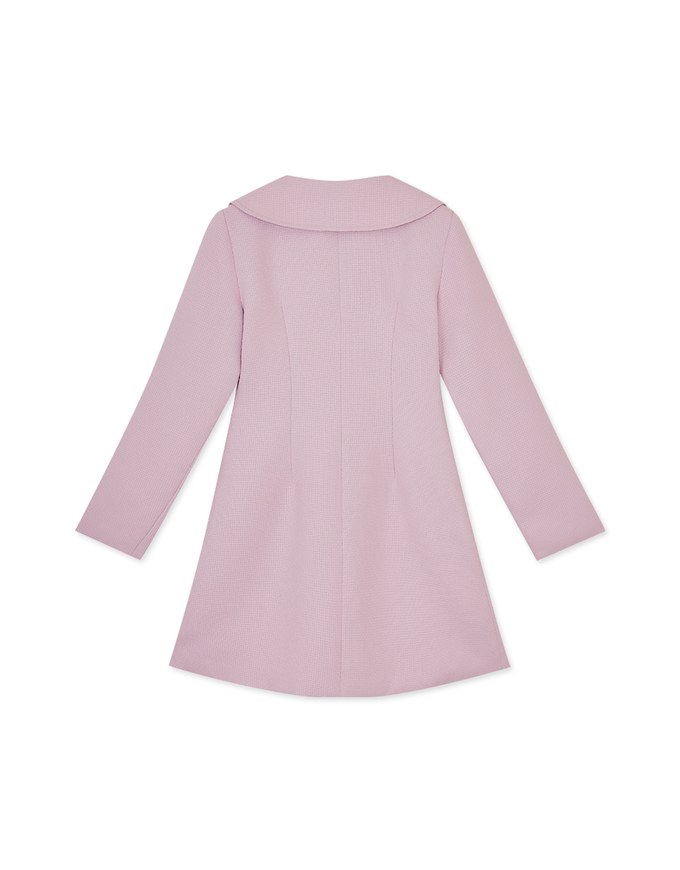 Romance Wide Collar Mini Dress