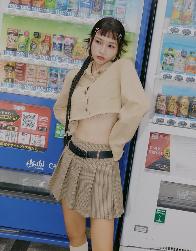 【SHIUAN'S DESIGN】Retro Denim Jeans Blazer Jacket (With Shoulder Pads)