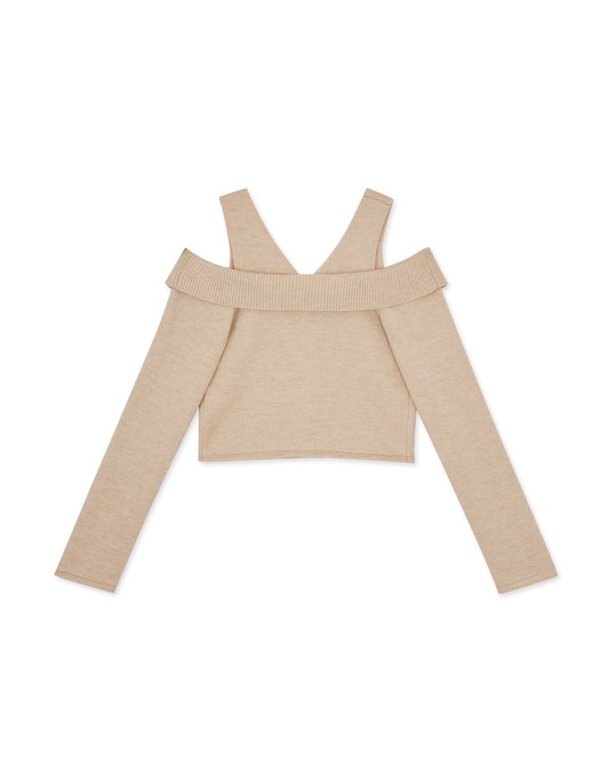 Soft Lapel Notched Knit Top