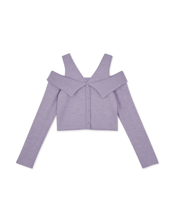 Soft Lapel Notched Knit Top
