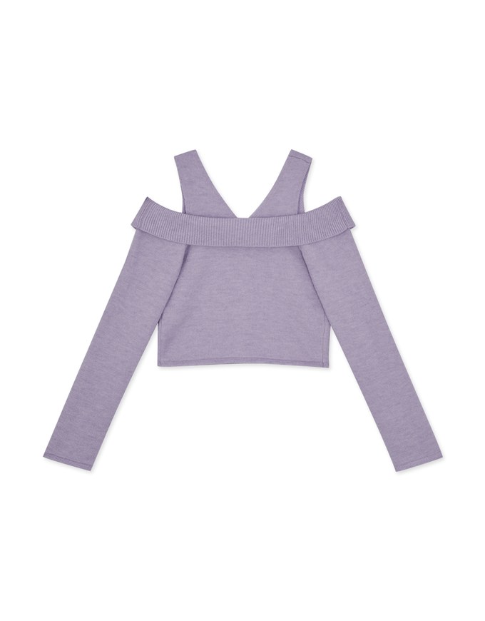 Soft Lapel Notched Knit Top