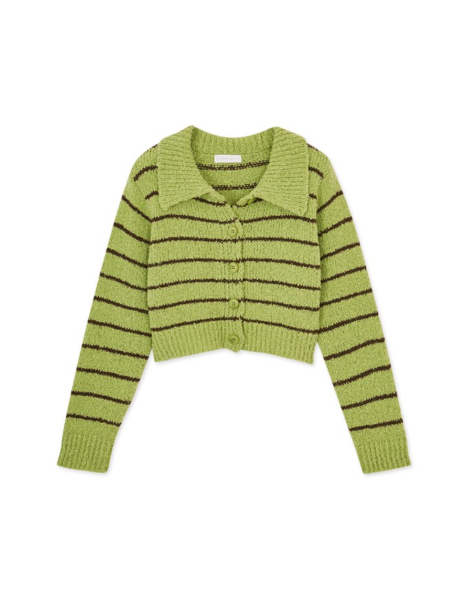 Lapel Line Knit Top