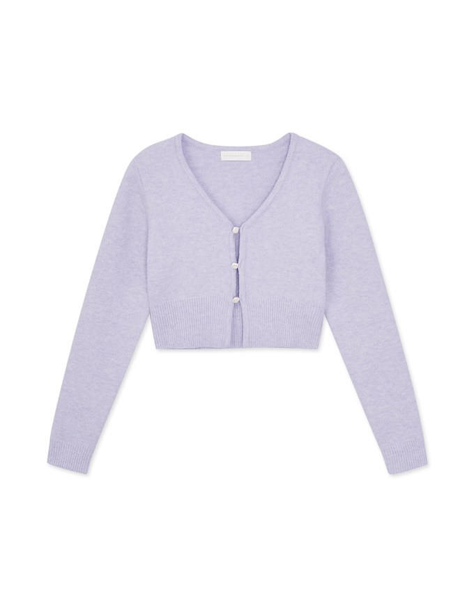 Pearl Buttoned Knit Top