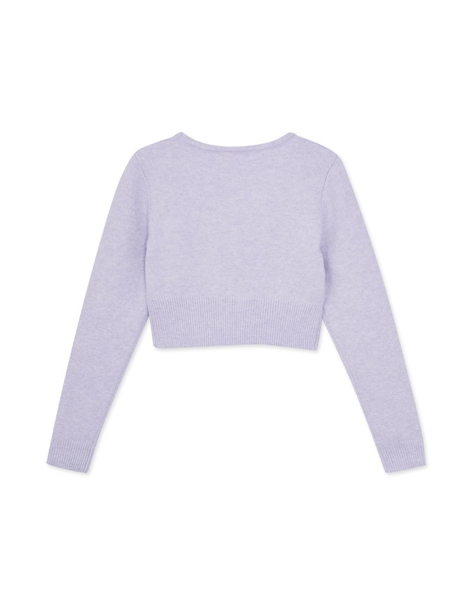 Pearl Buttoned Knit Top