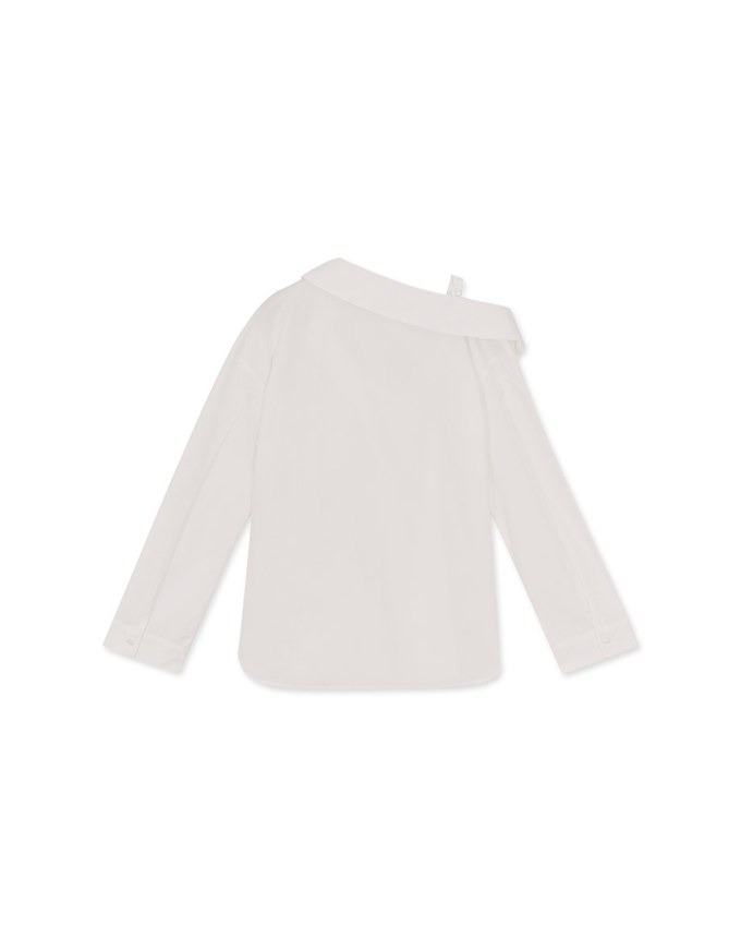 Sexy Lazy Off-Shoulder Open Collar Blouse Shirt