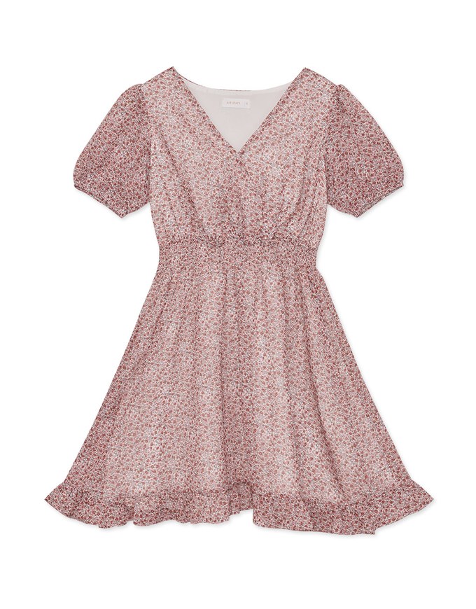 Floral Fishtail Mini Dress