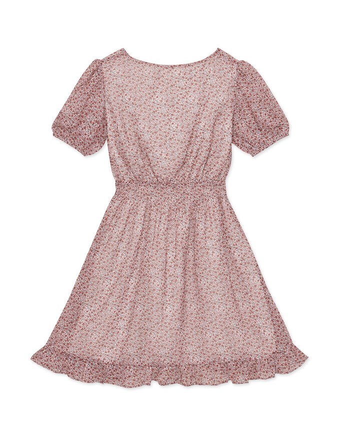 Floral Fishtail Mini Dress