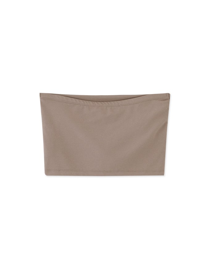 Silky Elastic Bra Padded Tube Top