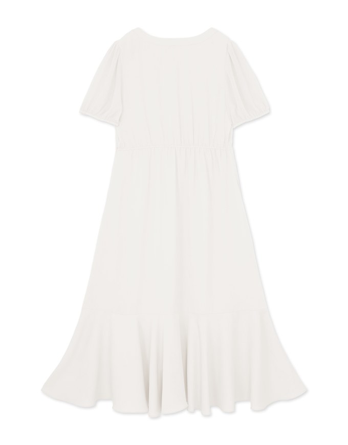 Chiffon Ruched Mermaid Long Dress