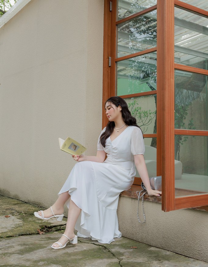 Chiffon Ruched Mermaid Long Dress