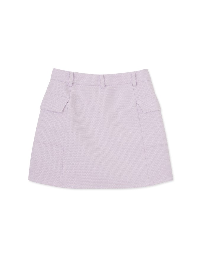 Minimalist Knit Tweed Skirts