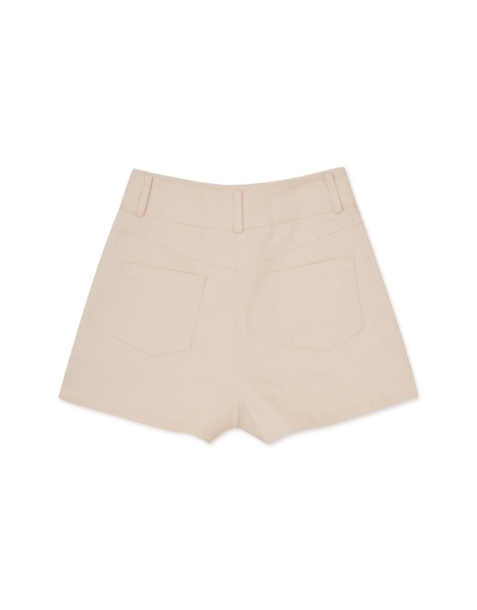 Fashionable Button-Up High Waisted Shorts