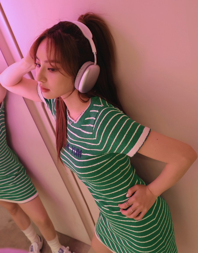 Alphabet Bodycon Dress
