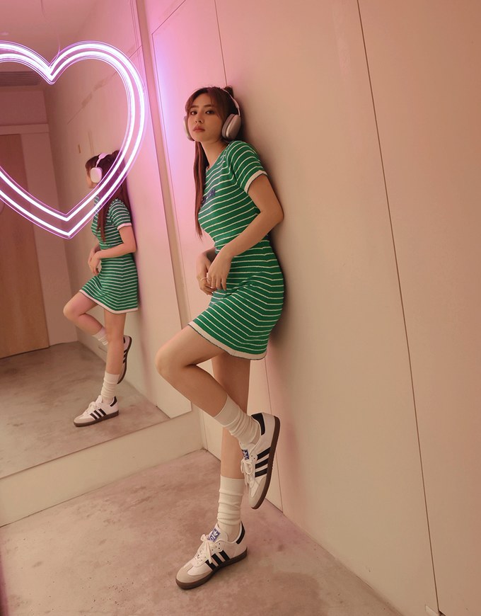 Alphabet Bodycon Dress