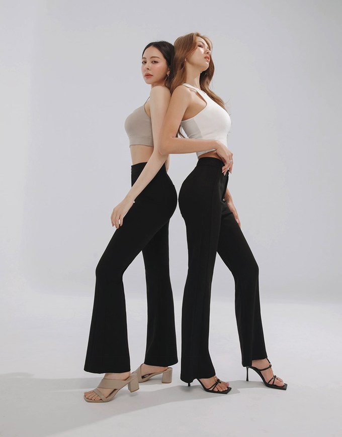 AIRY HOURGLASS Long Pants With Pockets