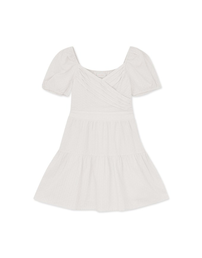 Heart-shaped Lace Embroidered Flare Dress