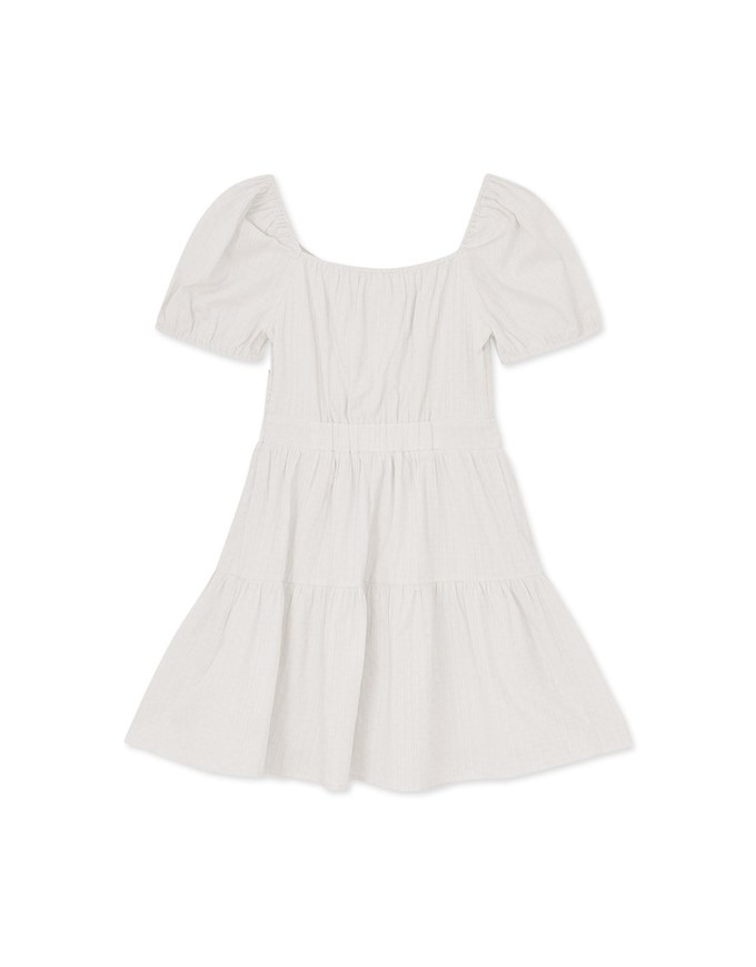 Heart-shaped Lace Embroidered Flare Dress