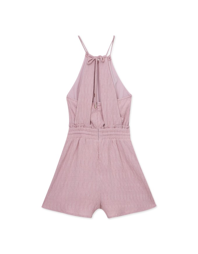 Ruched Halter Jumpsuit