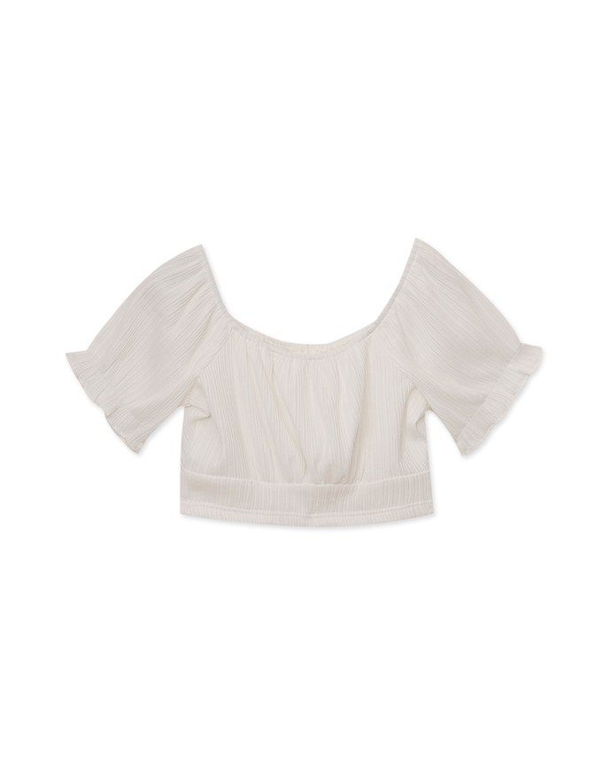 2 Way Square Neck Puff Sleeve Top