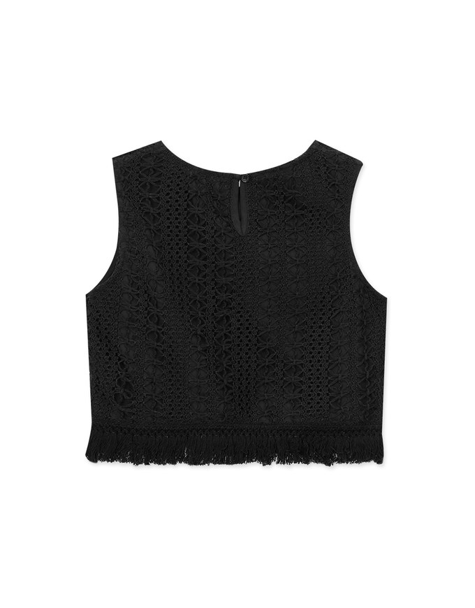 Bohemian Boho StyleTassel Crochet Tank Top