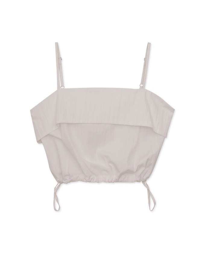 Nylon Cargo Side Drawstring Top