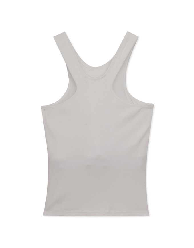 Plain Cut Shoulder Padded Tank Top