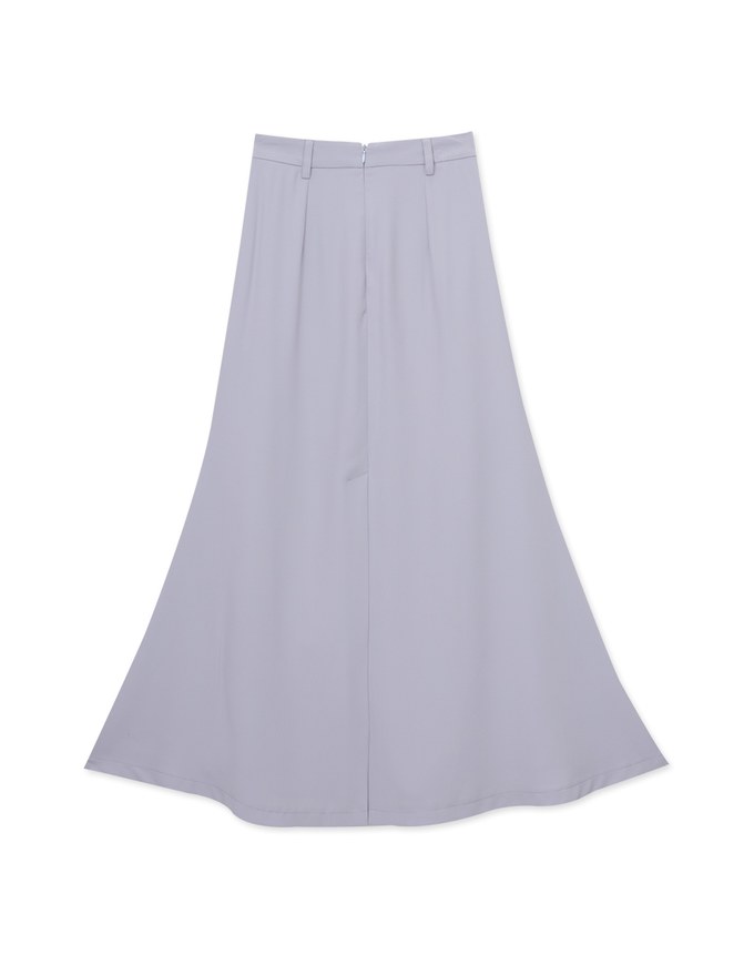 French Style Front Slit Long Skirt