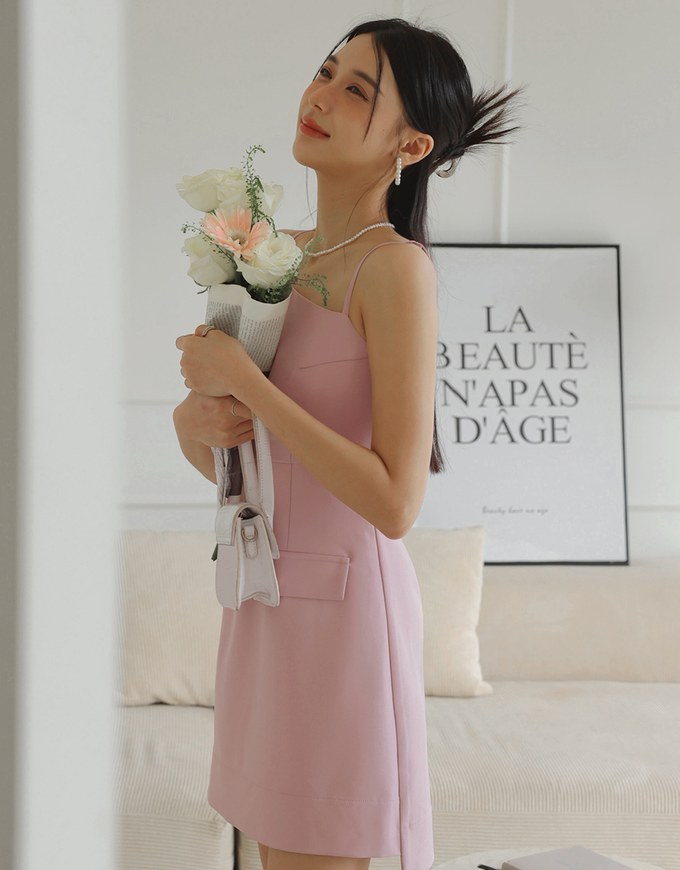 Asymmetric Textured Blazer Strap Mini Dress