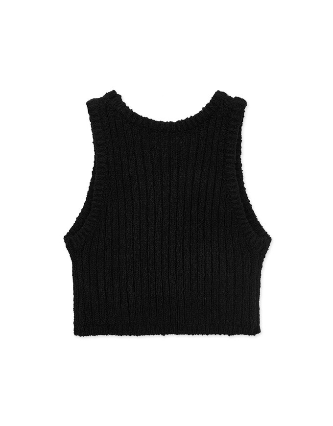 Round Neck Knit Vest