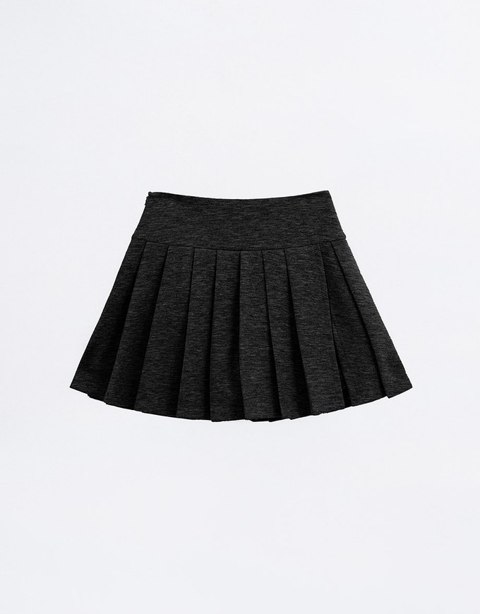 AIRY HOURGLASS Pleated Skort Skirt With Underpants Preppy A Line Tennis Mini Skirt