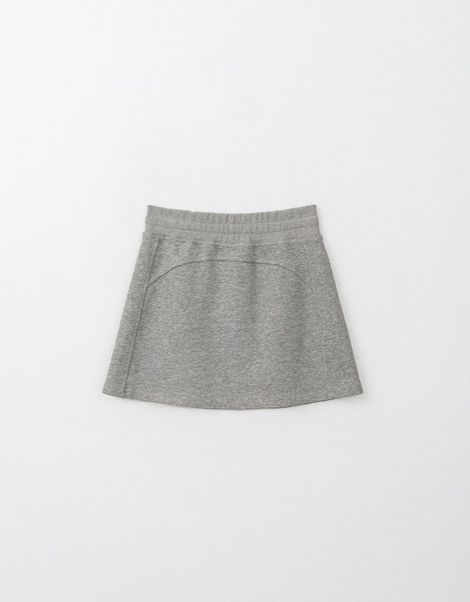 H Line Straight Cut Mini Skirt