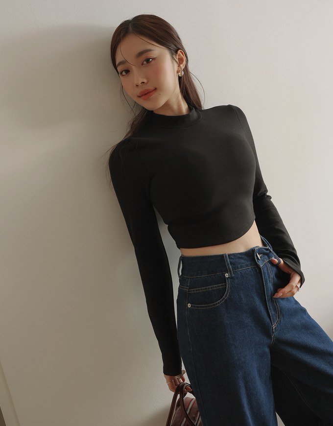 WARM↑UP Heating Half Turtleneck Bra Top