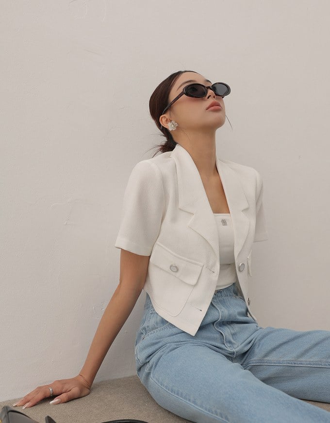 【Den!m LITE】Perfect Waistline High Waist Jeans Lightweight Denim Flare Pants