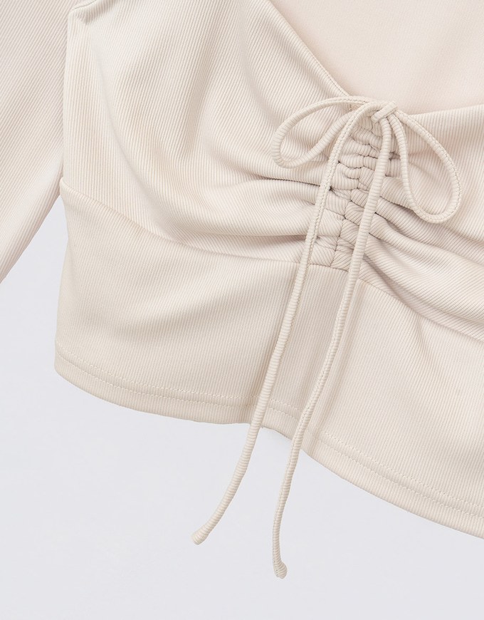 2 Way Sweetheart Neckline Front Ruched Top