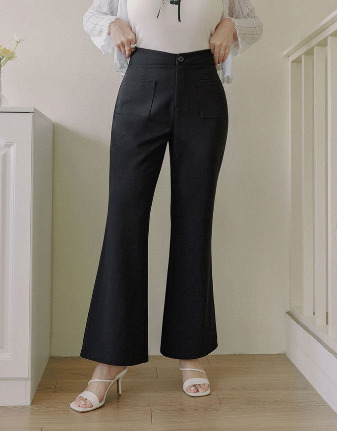 【Sculpt & Stretch 2.0 】AIRY HOURGLASS V-LINE Waistband Flared Pants