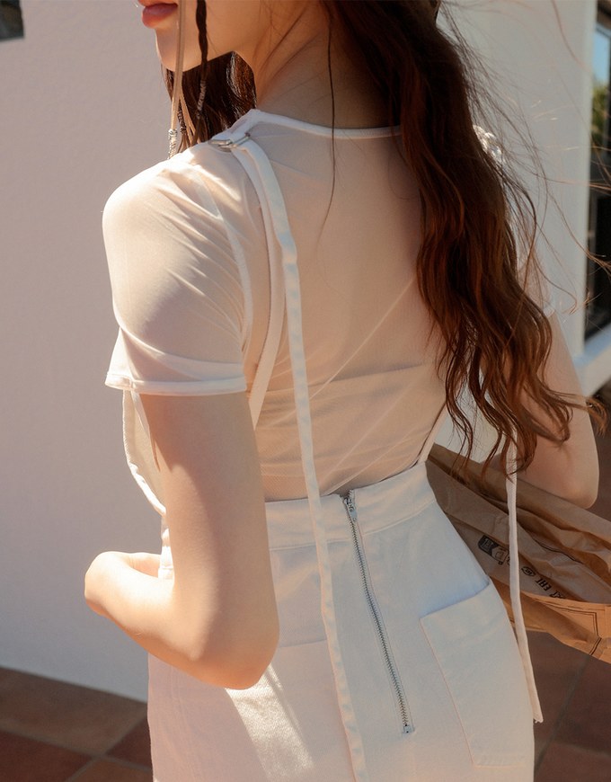 Casual Chic Wide Leg Jeans Denim Jumpsuit with Front Pocket
