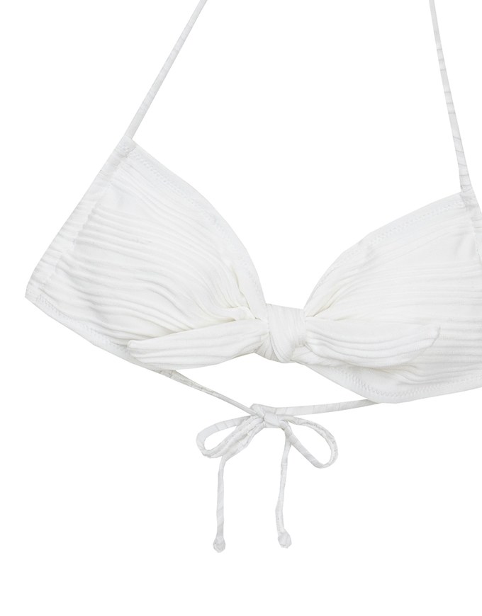 【PUSH UP】Multi Way Ripple Textured Push Up Bikini Top
