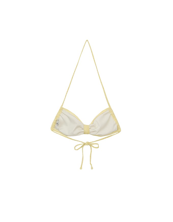 【PUSH UP】Multi Way Ripple Textured Push Up Bikini Top