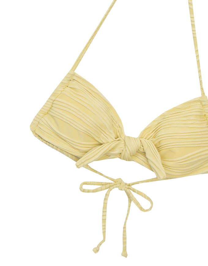 【PUSH UP】Multi Way Ripple Textured Push Up Bikini Top
