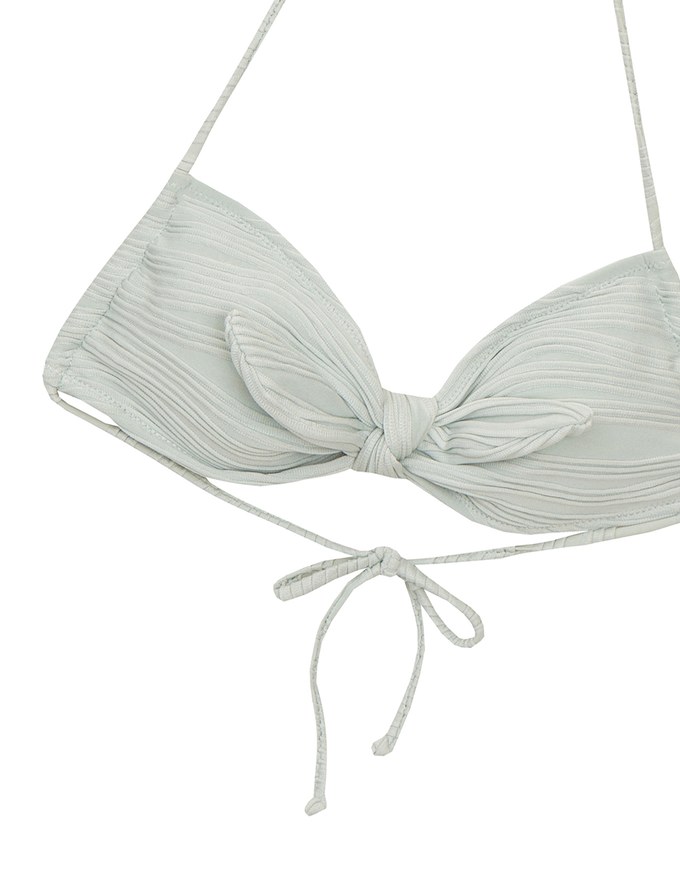 【PUSH UP】Multi Way Ripple Textured Push Up Bikini Top