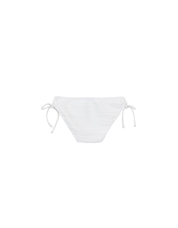 Ripple Textured Adjustable Double Side Tie Bikini Bottoms