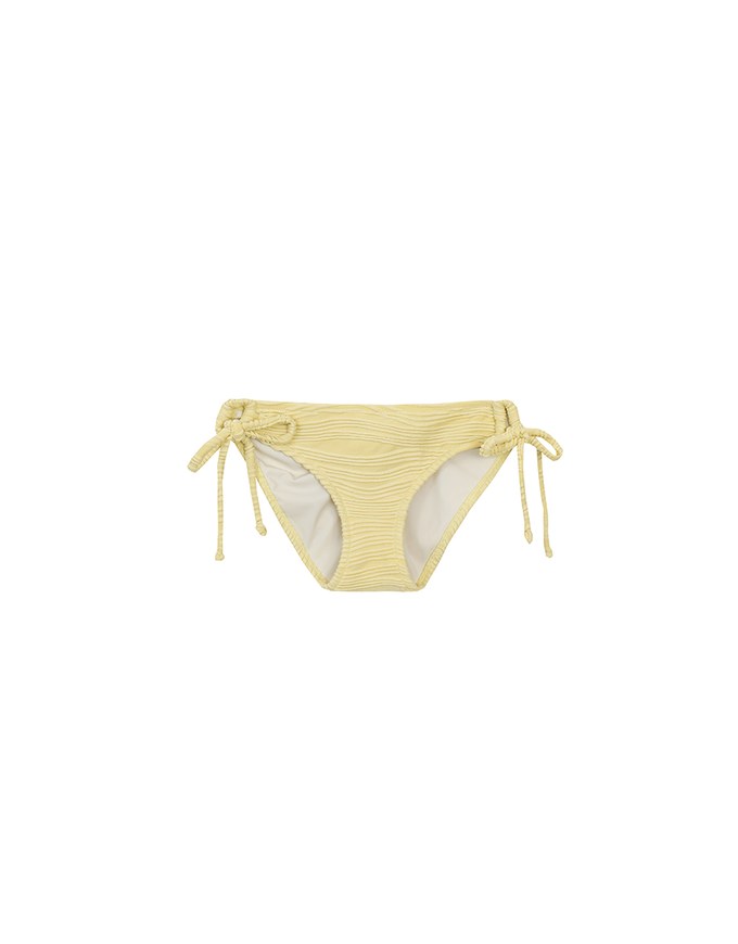 Ripple Textured Adjustable Double Side Tie Bikini Bottoms