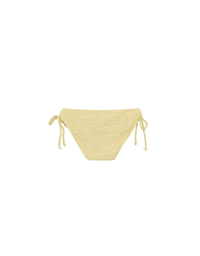 Ripple Textured Adjustable Double Side Tie Bikini Bottoms